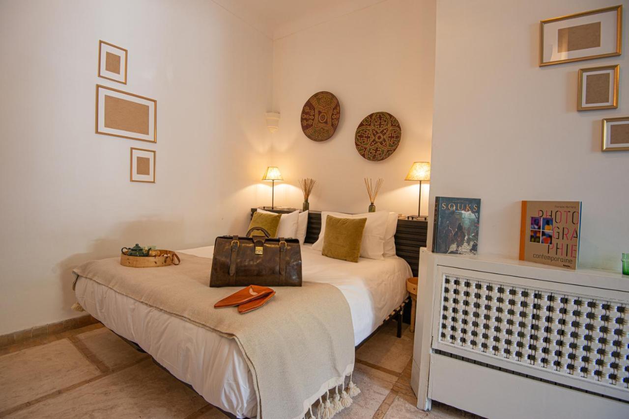 Riad Palais Calipau Marrakesch Exterior foto A bedroom at the hotel